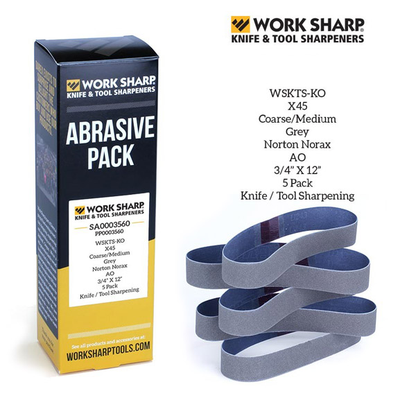 WORKSHARP REPLACEMENT BELT PK 5PCE X45 